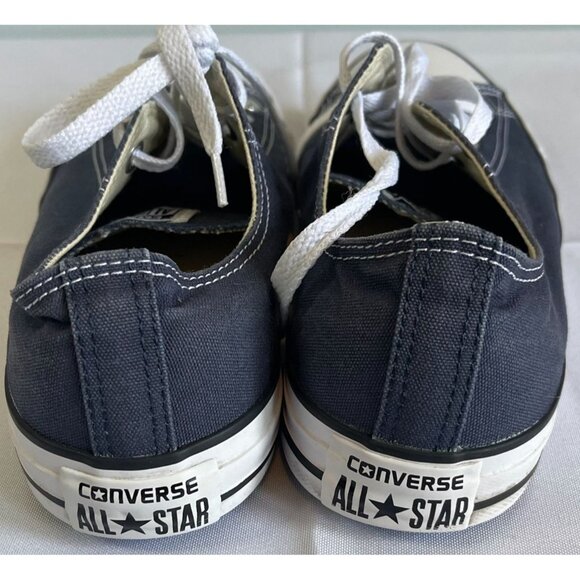 Converse Navy and White Men's Shoes - Picture 6 of 9